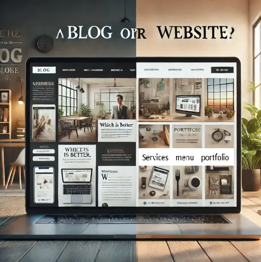 Which is better, a blog or a website? 1 a blog or a website